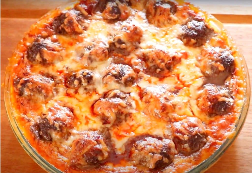 Meatball And Potato Bake