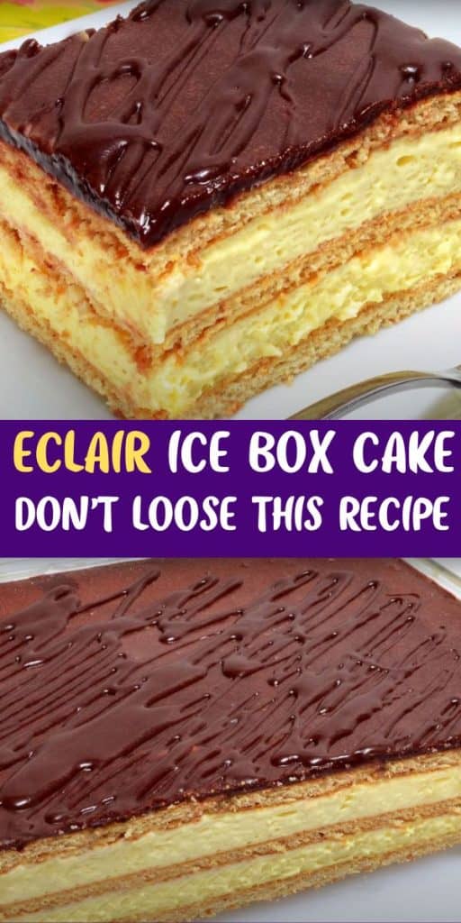 Eclair Icebox Cake