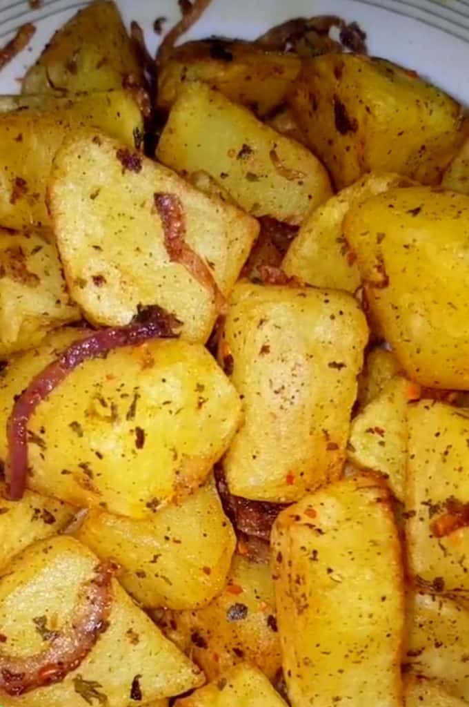 Fried Potatoes And Onions