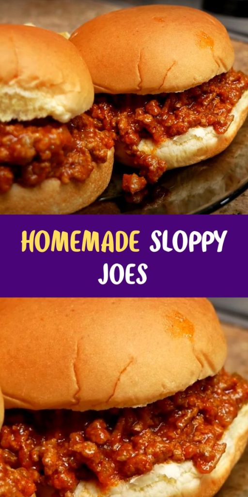 Homemade Sloppy Joes