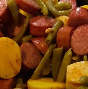 Sausage Green Bean Potato Casserole