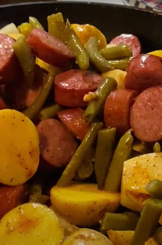 Sausage Green Bean Potato Casserole