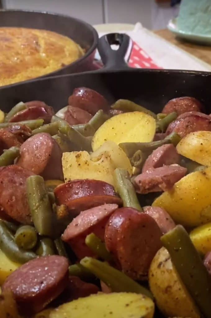 Sausage Green Bean Potato Casserole