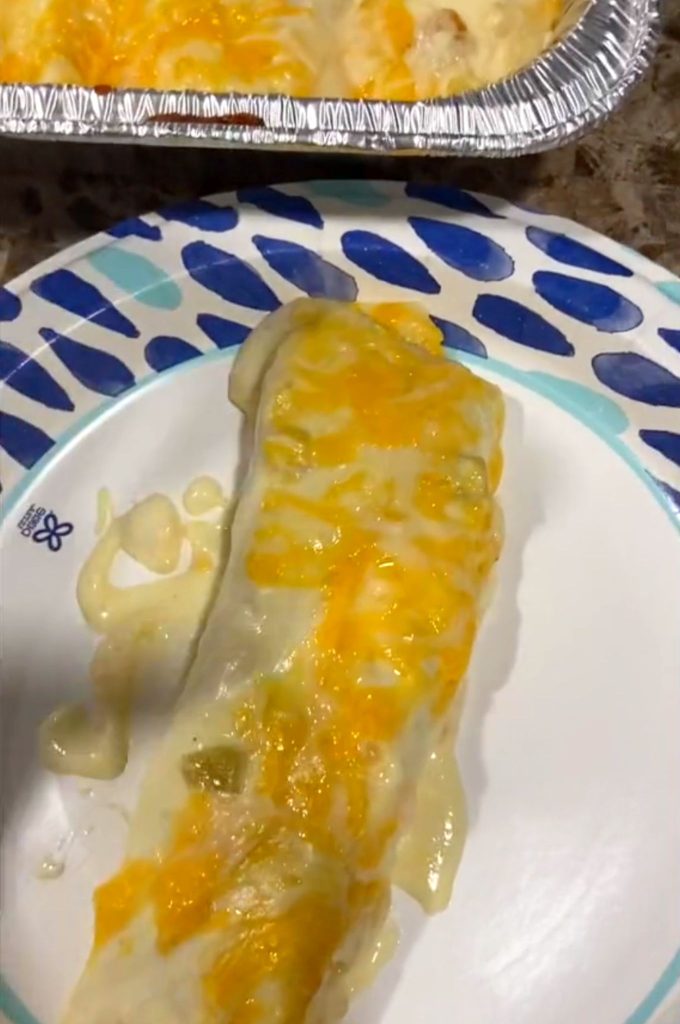 Cream Cheese Chicken Enchiladas