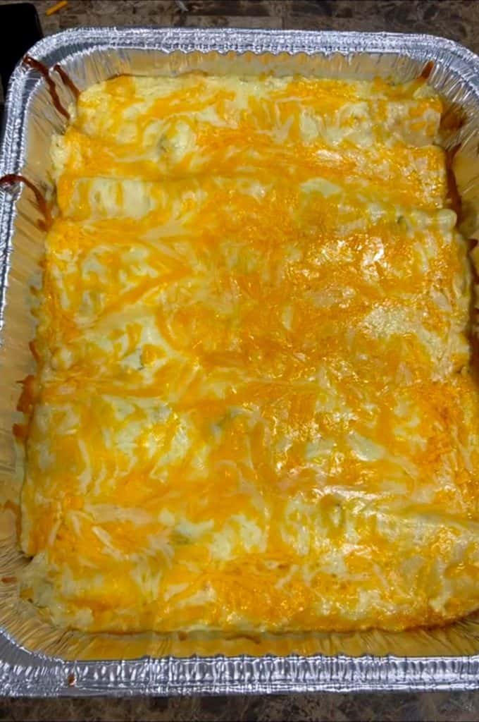 Cream Cheese Chicken Enchiladas