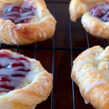 Mini Cherry Cheese Danishes