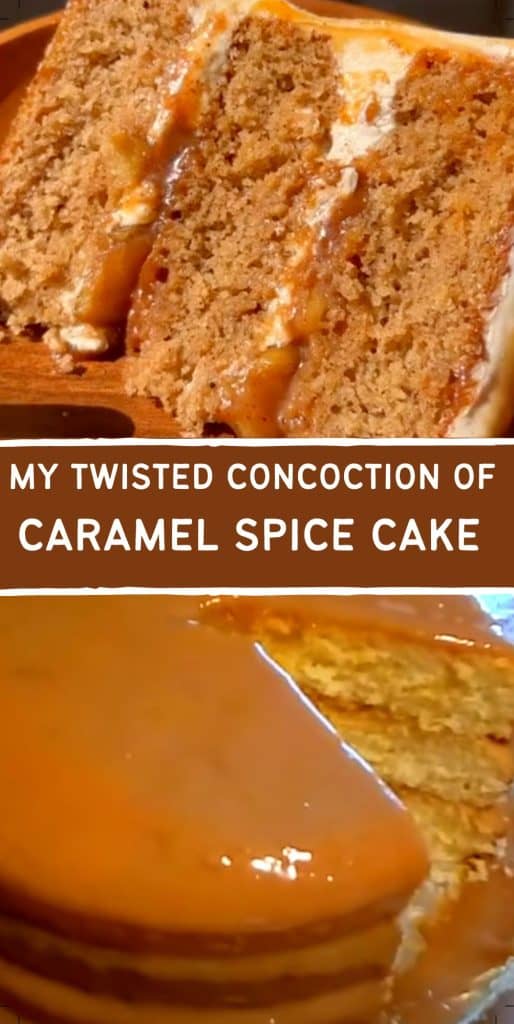 Spice Cake with Caramel Frosting