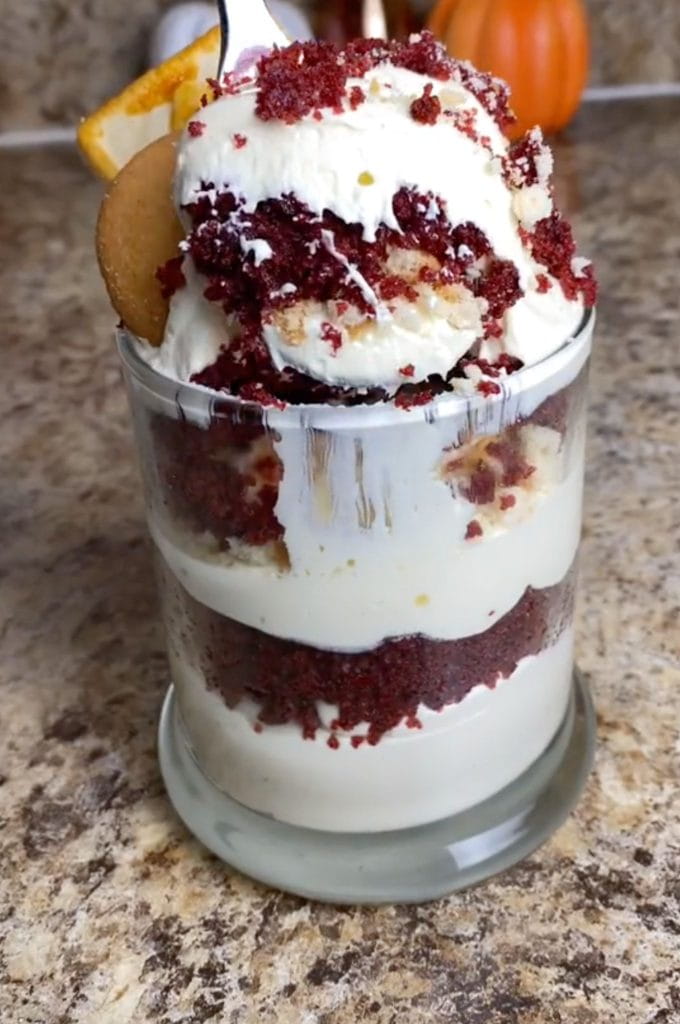 Red Velvet Banana Pudding