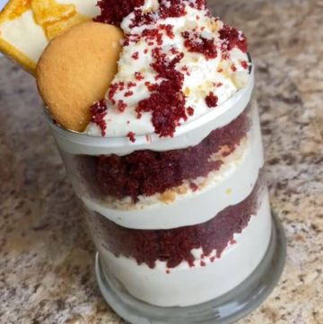 Red Velvet Banana Pudding