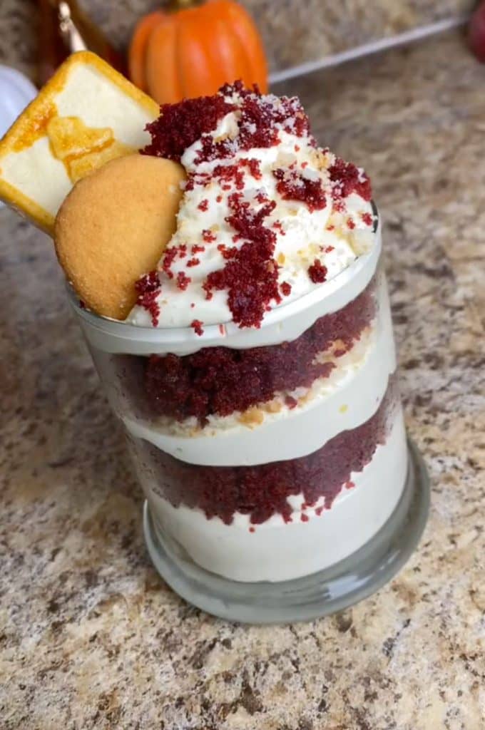 Red Velvet Banana Pudding