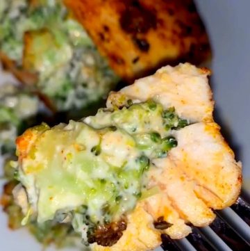 Broccoli Cheese Stuffed Chicken Breast