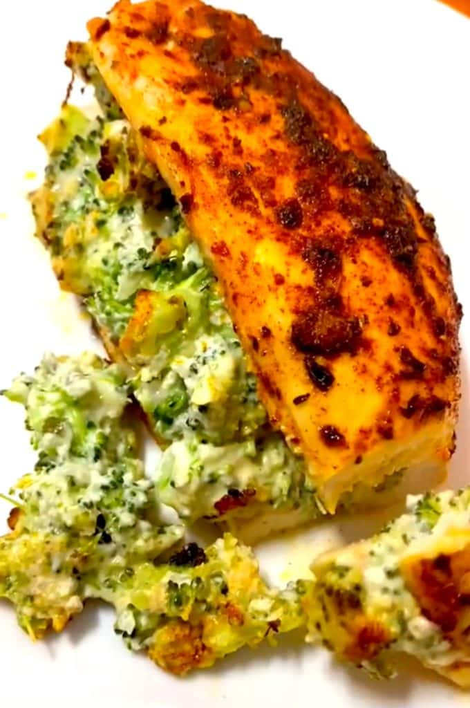 Broccoli Cheese Stuffed Chicken Breast