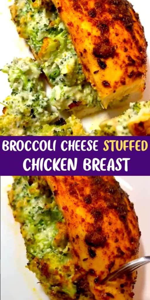 Broccoli Cheese Stuffed Chicken Breast