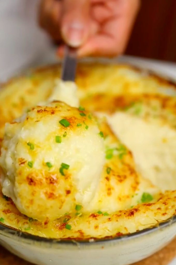 Garlic Parmesan Mashed Potatoes