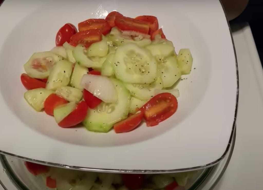 GRANDMA’S CUCUMBER SALAD