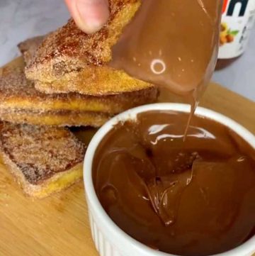 Nutella Stuffed French Toast