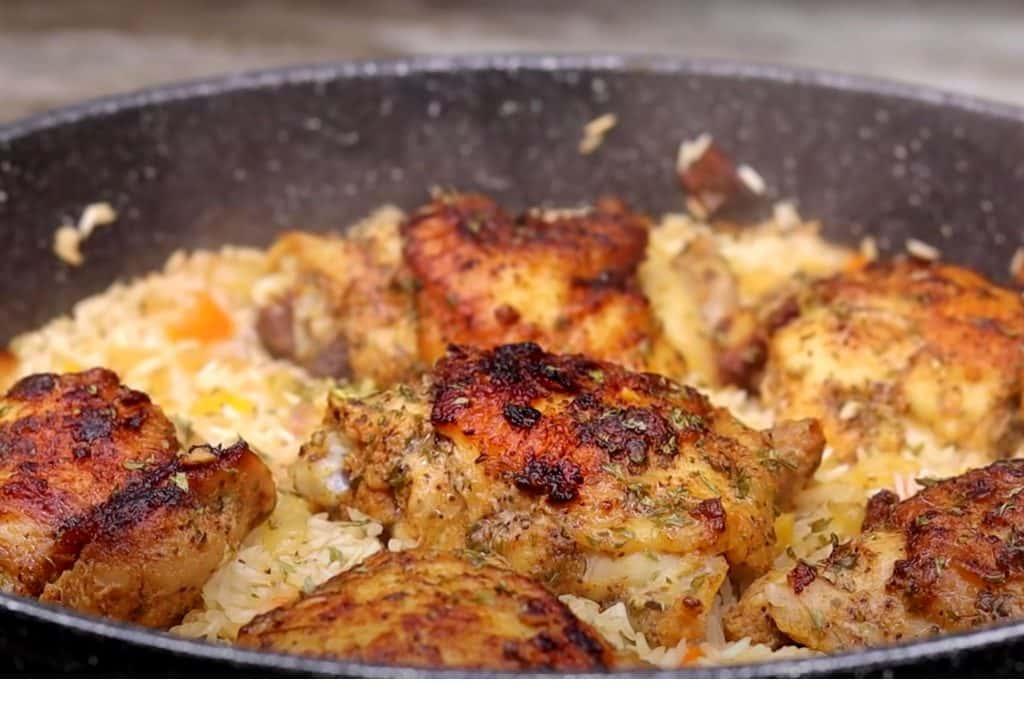 Oven Baked Chicken and Rice