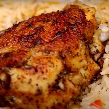 Oven Baked Chicken and Rice