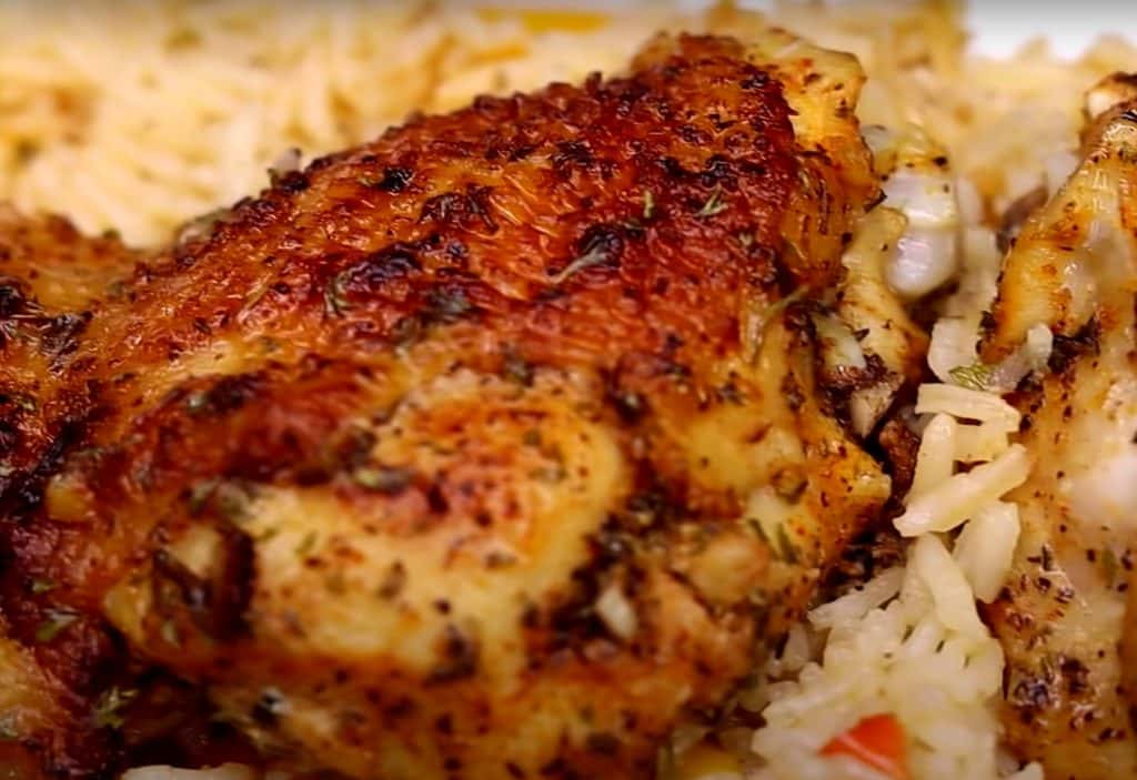 Oven Baked Chicken and Rice