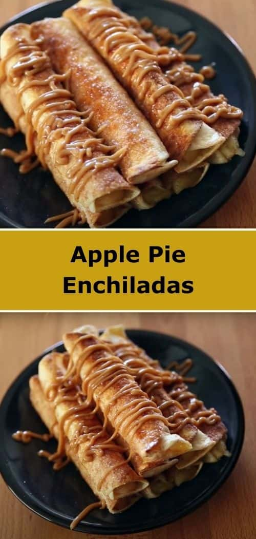 Delicious Apple Pie Enchiladas