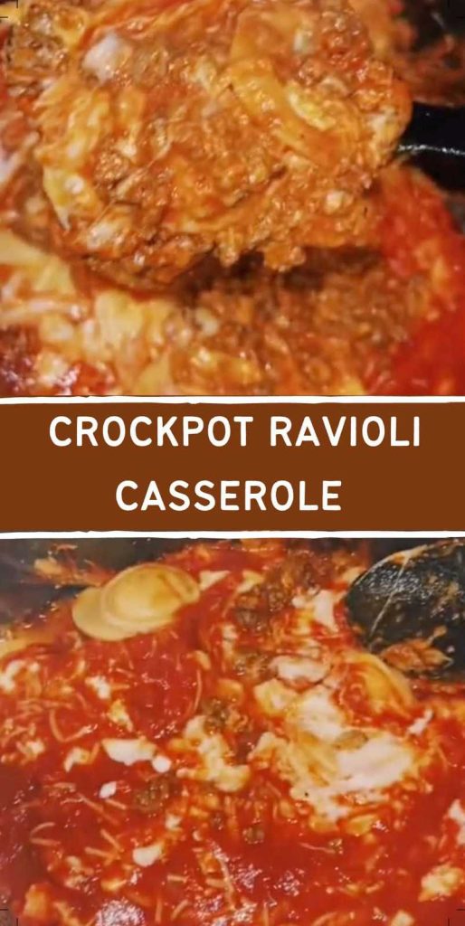 Crockpot Ravioli Casserole