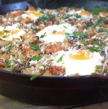 Sweet Potato Hash With Eggs