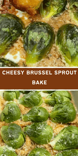 Cheesy Brussel Sprout Bake