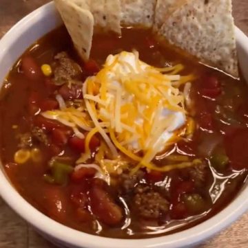 Easy Taco Soup with Ranch