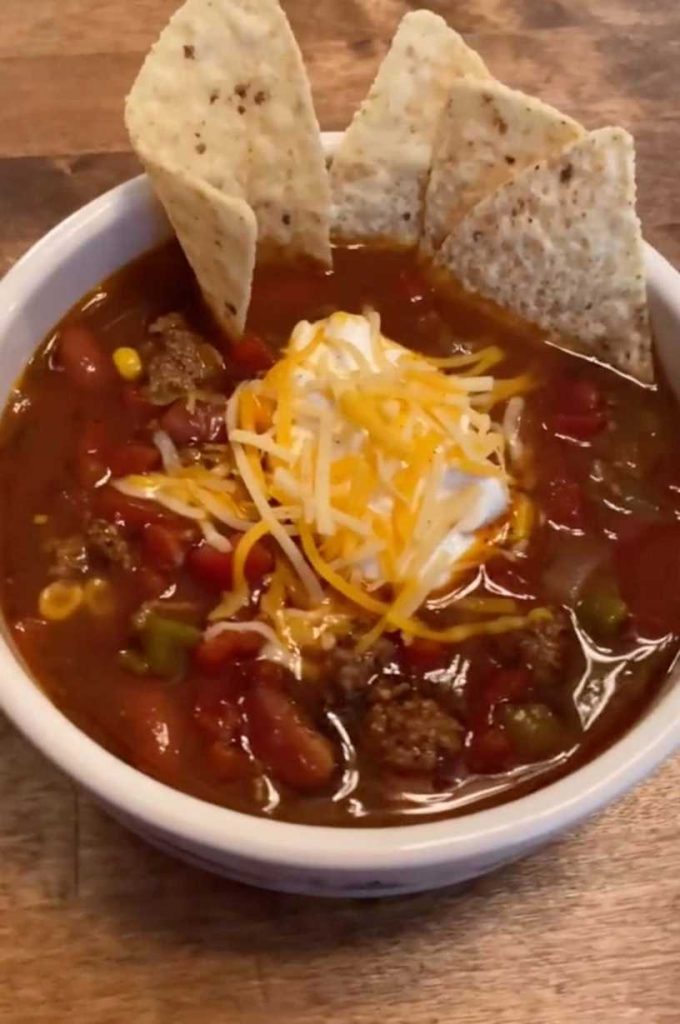 Easy Taco Soup with Ranch