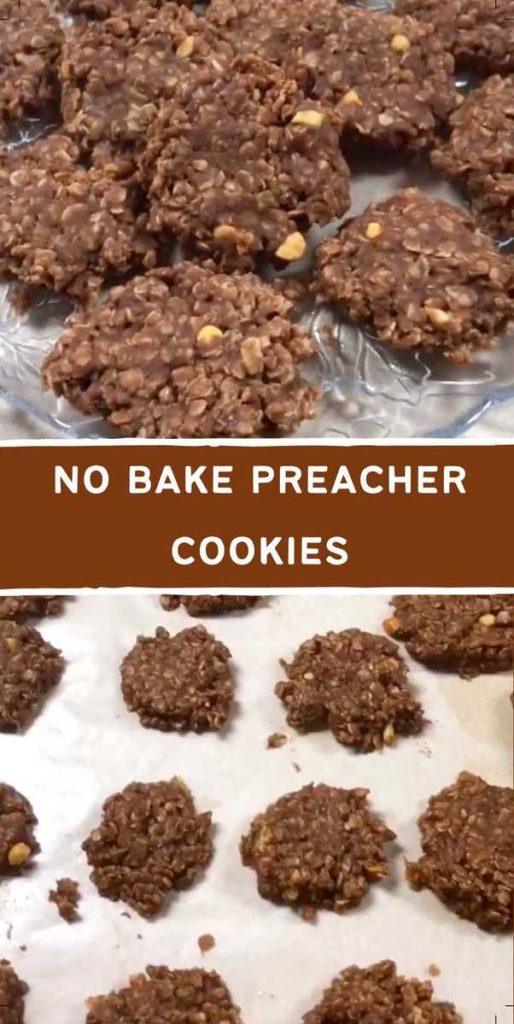 no bake preacher cookies