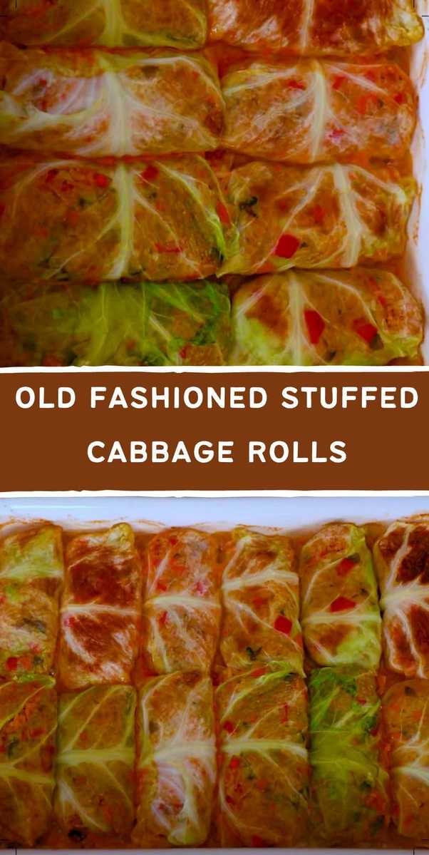 Old Fashioned Stuffed Cabbage Rolls