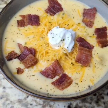 paula deen crockpot potato soup