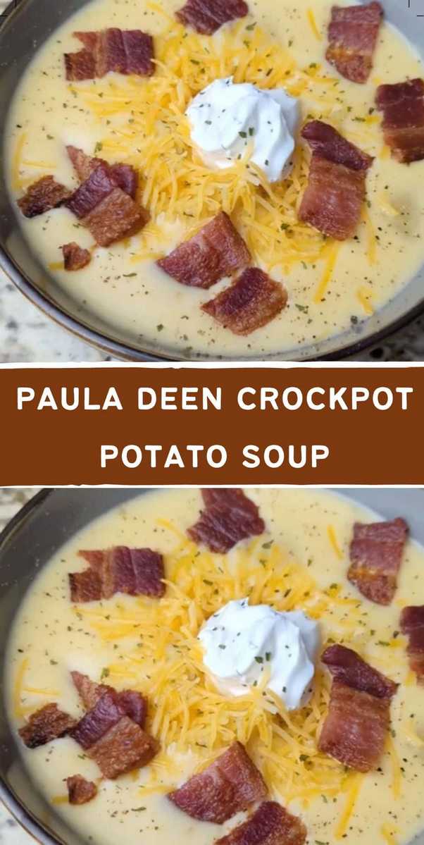 Paula deen crockpot potato soup