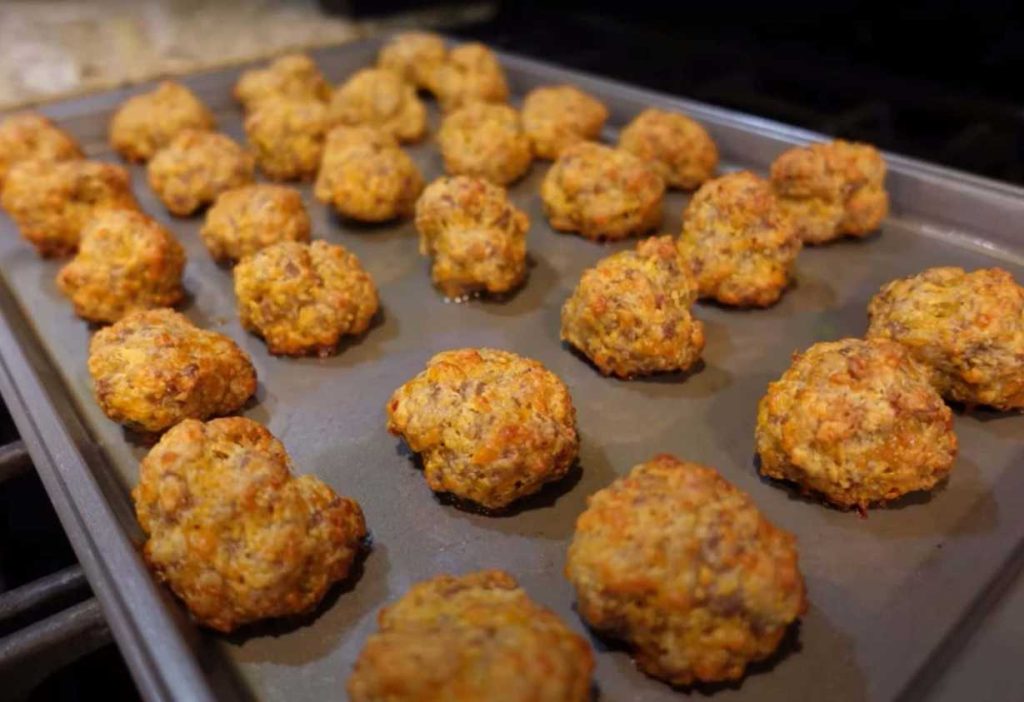 sausage balls with cream cheese