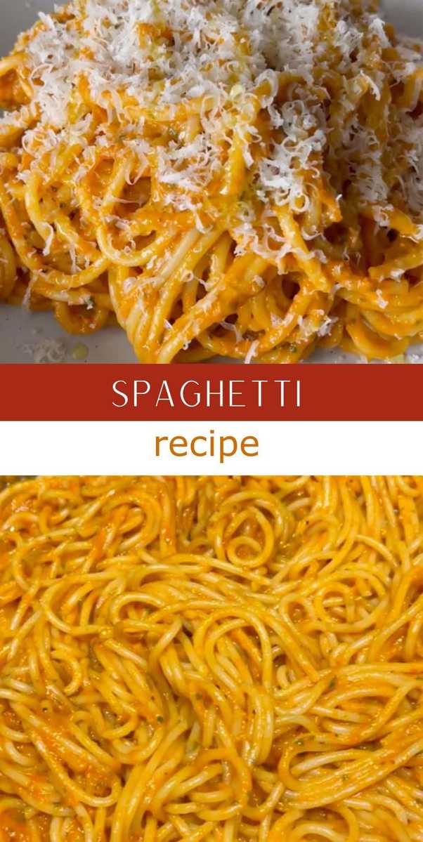 Best spaghetti recipe