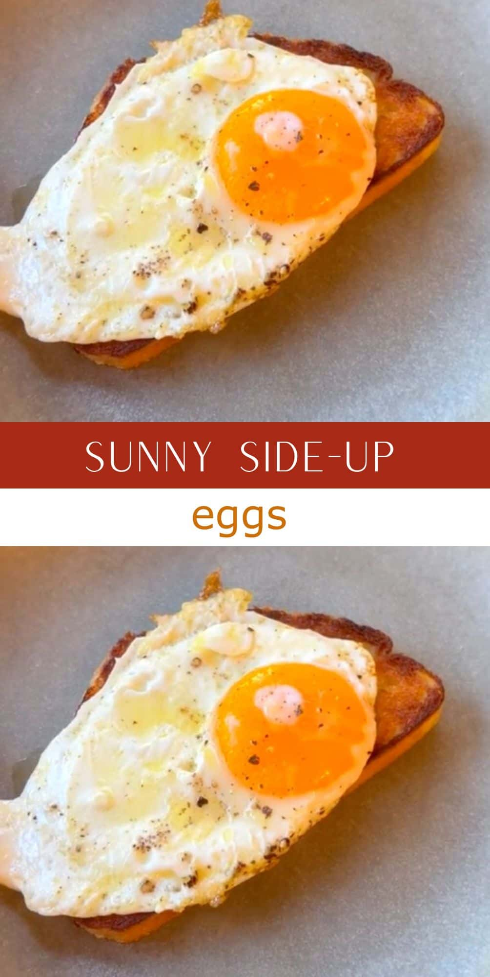 Delicious sunny side-up eggs recipe